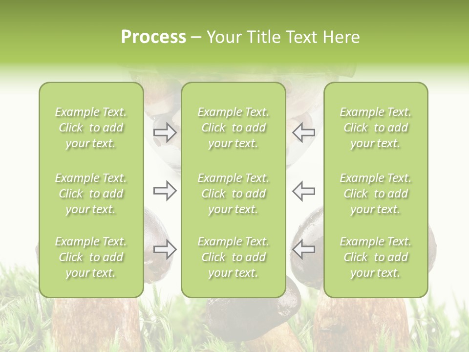 White Cap Dish PowerPoint Template