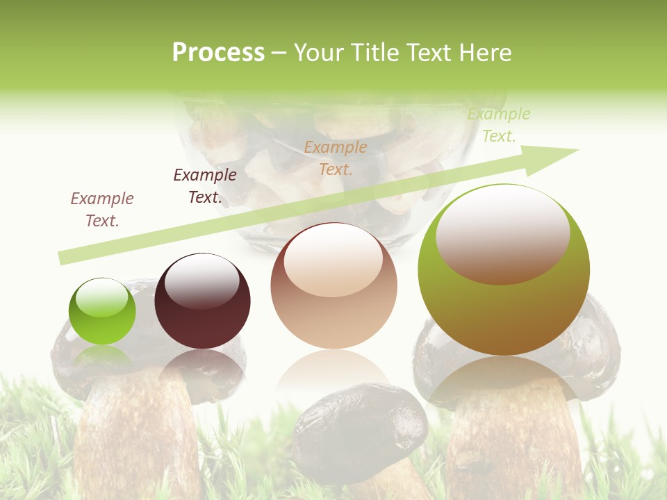 White Cap Dish PowerPoint Template