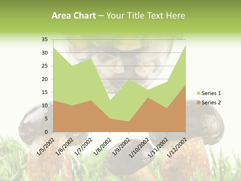 White Cap Dish PowerPoint Template