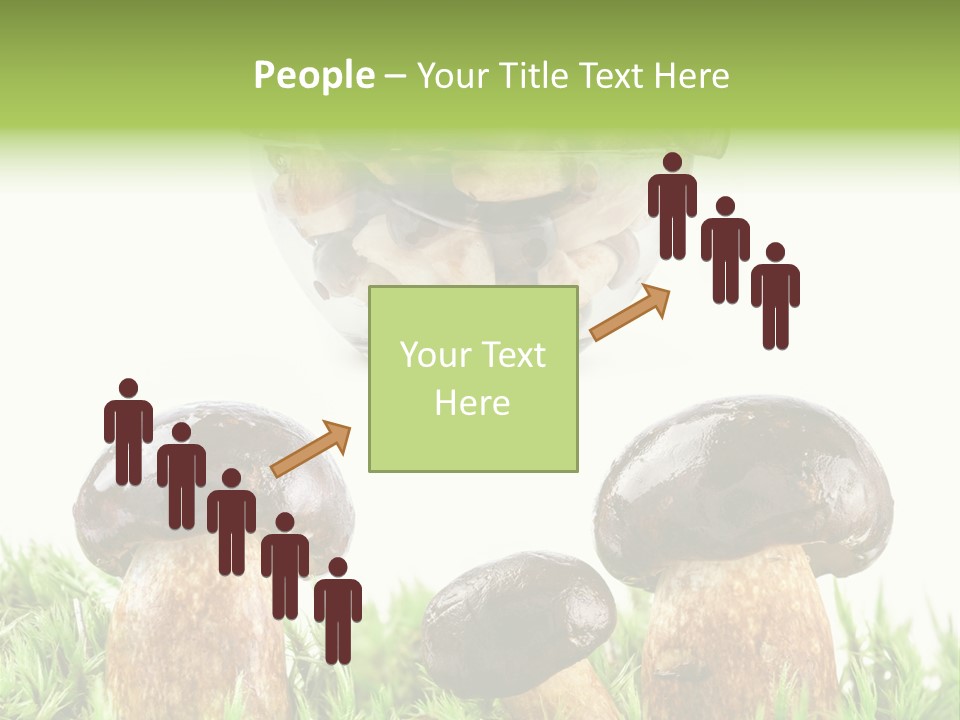 White Cap Dish PowerPoint Template