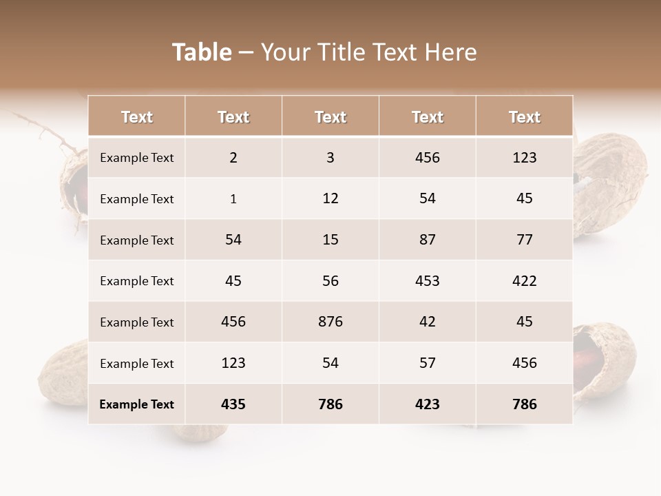 Ingredient Diet Open PowerPoint Template