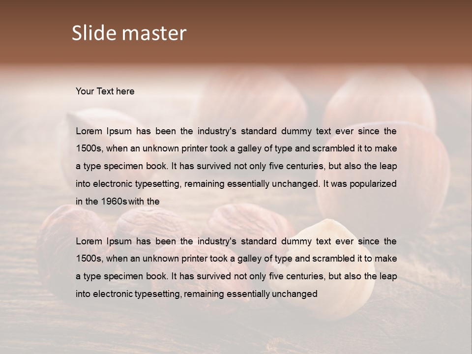 Light Natural Backdrop PowerPoint Template