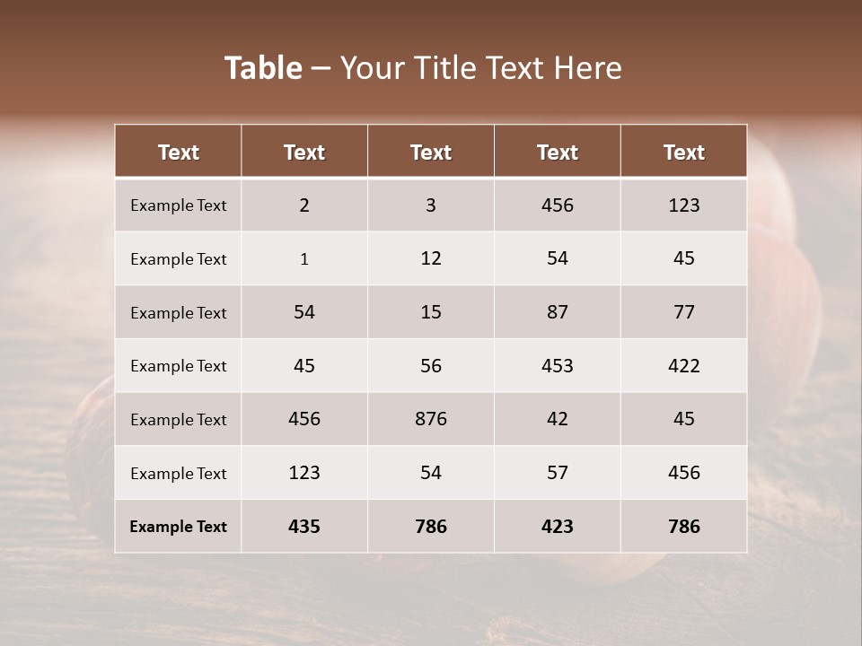 Light Natural Backdrop PowerPoint Template