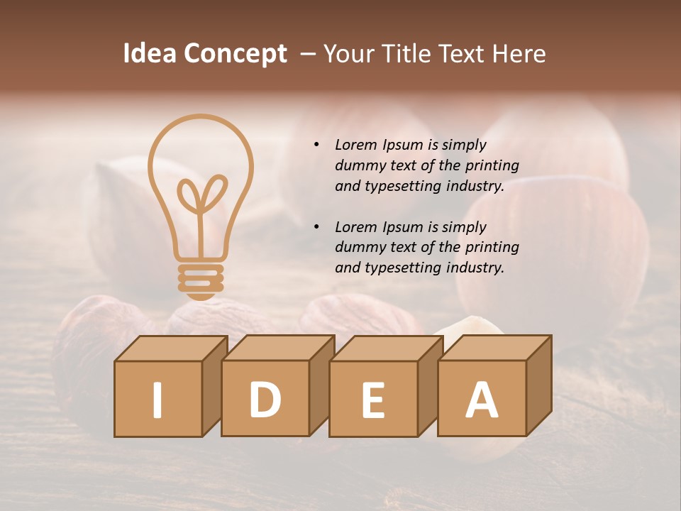 Light Natural Backdrop PowerPoint Template