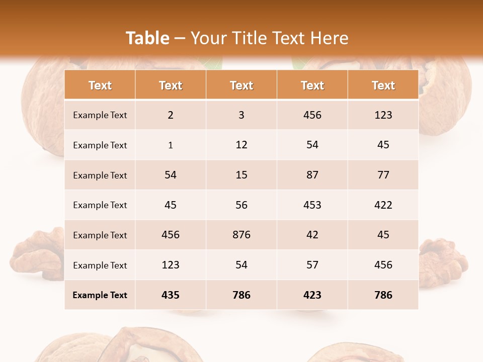 Nature Natural Closeup PowerPoint Template
