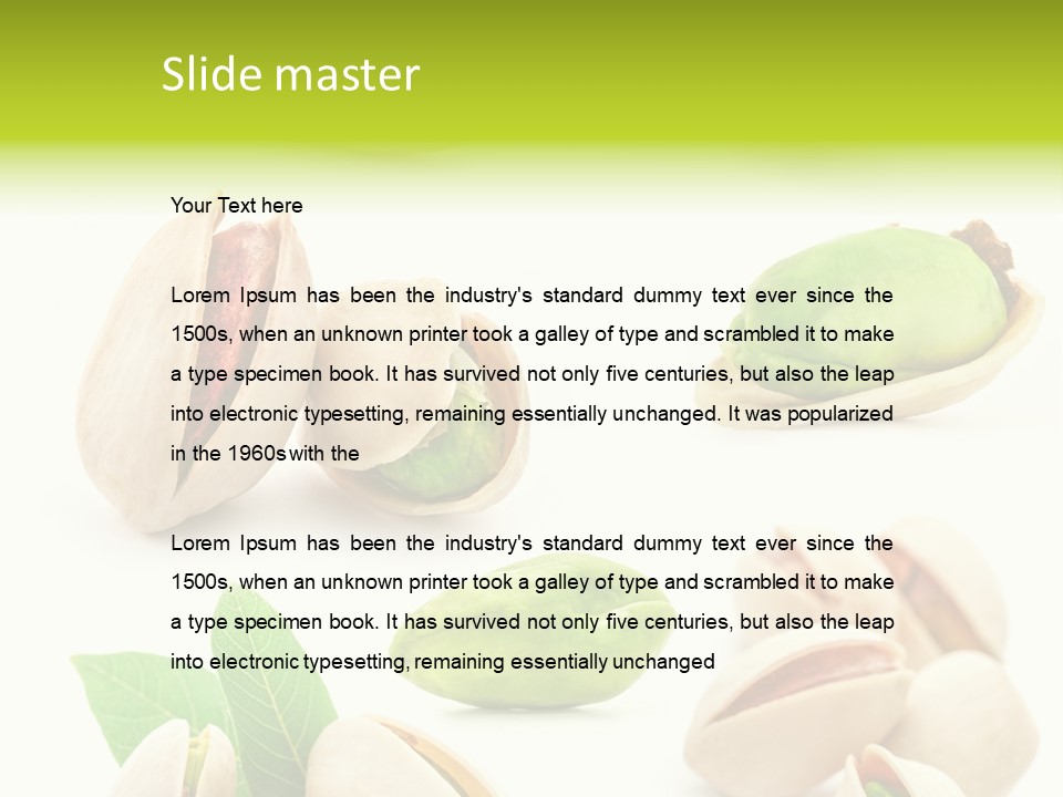 Food Foodstuff Shell PowerPoint Template