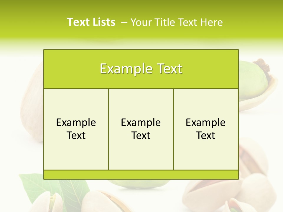 Food Foodstuff Shell PowerPoint Template