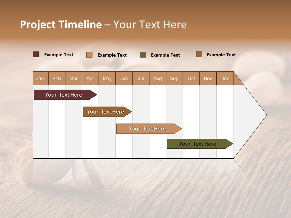 Hardwood Nutty Drawer PowerPoint Template