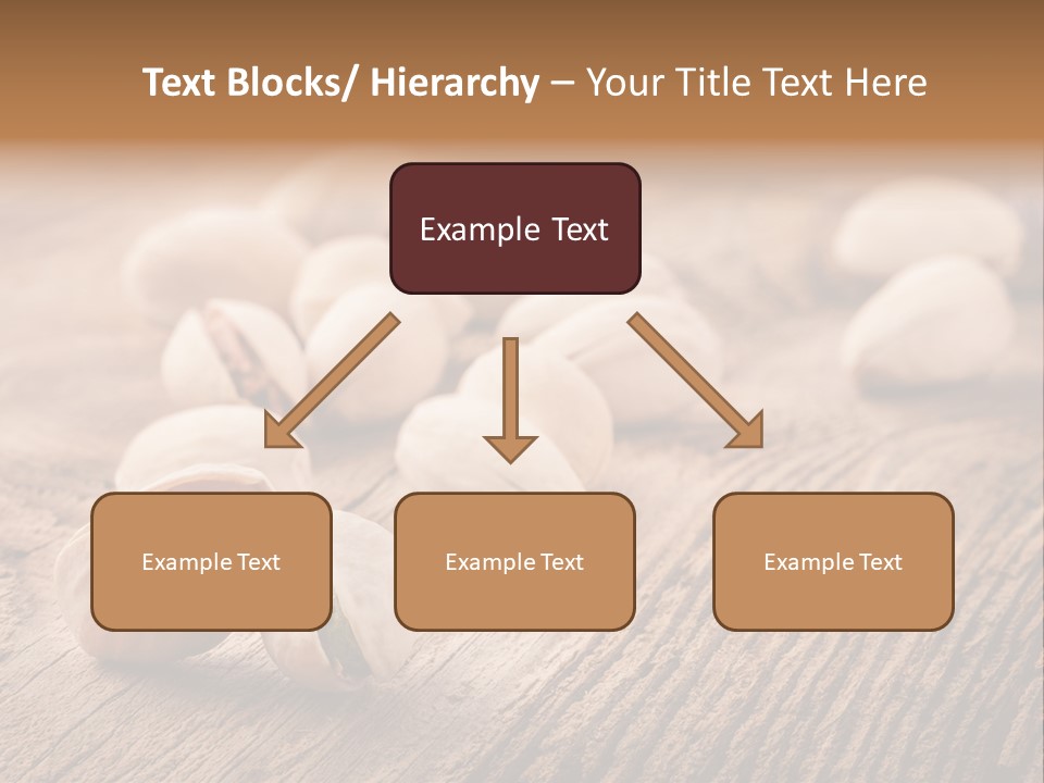 Hardwood Nutty Drawer PowerPoint Template