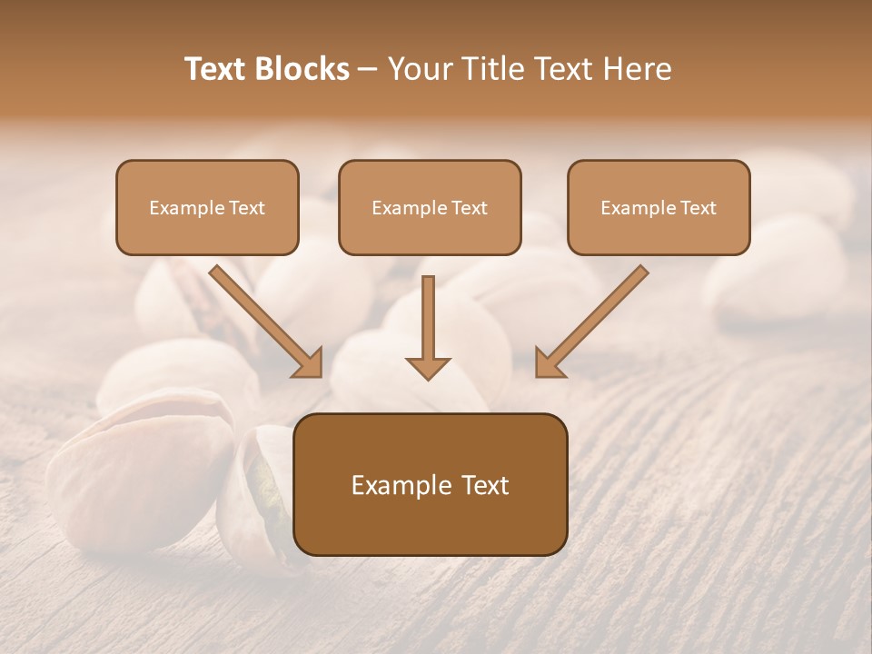 Hardwood Nutty Drawer PowerPoint Template
