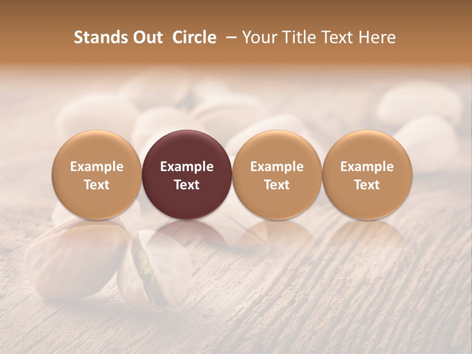 Hardwood Nutty Drawer PowerPoint Template