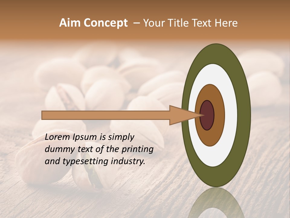 Hardwood Nutty Drawer PowerPoint Template