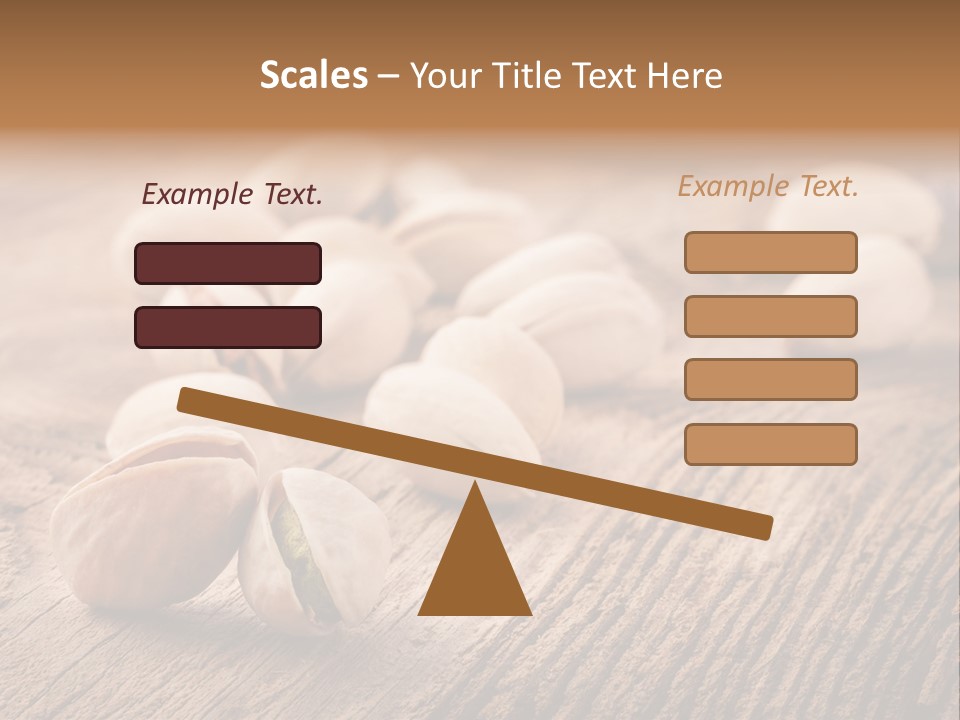 Hardwood Nutty Drawer PowerPoint Template