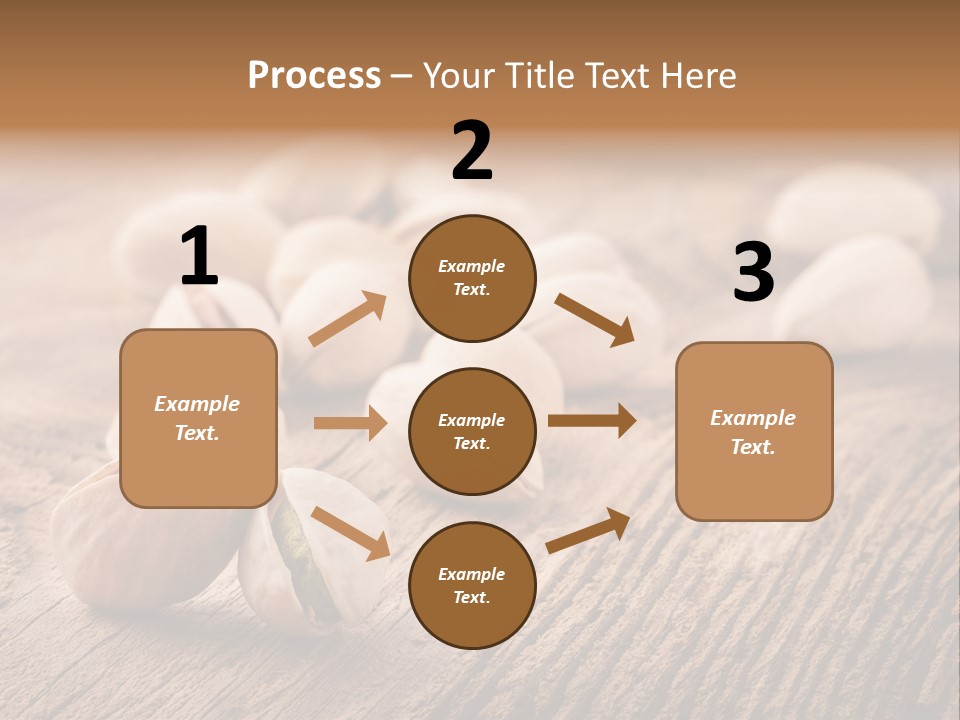 Hardwood Nutty Drawer PowerPoint Template