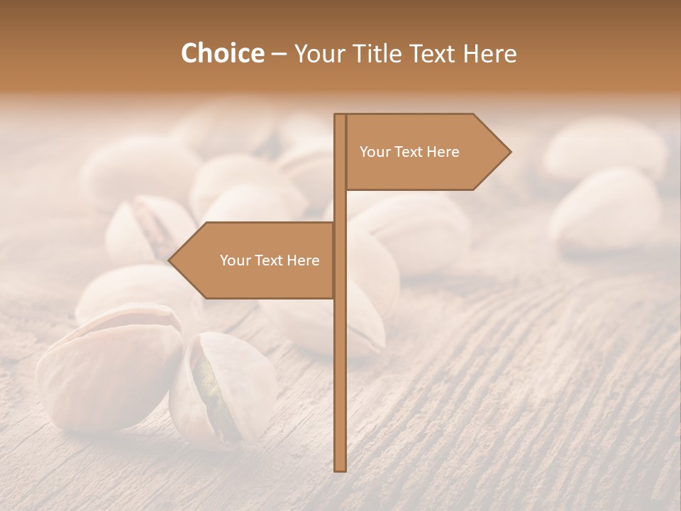 Hardwood Nutty Drawer PowerPoint Template