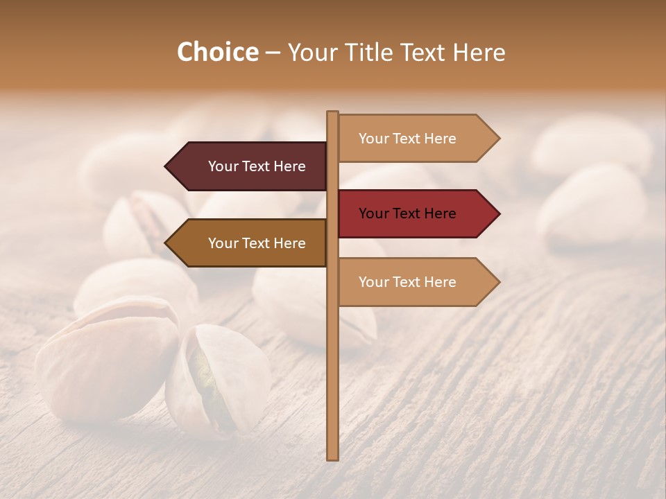 Hardwood Nutty Drawer PowerPoint Template