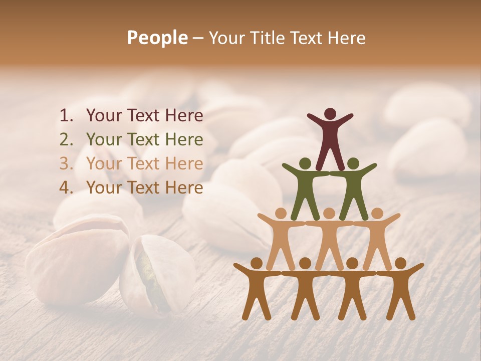 Hardwood Nutty Drawer PowerPoint Template