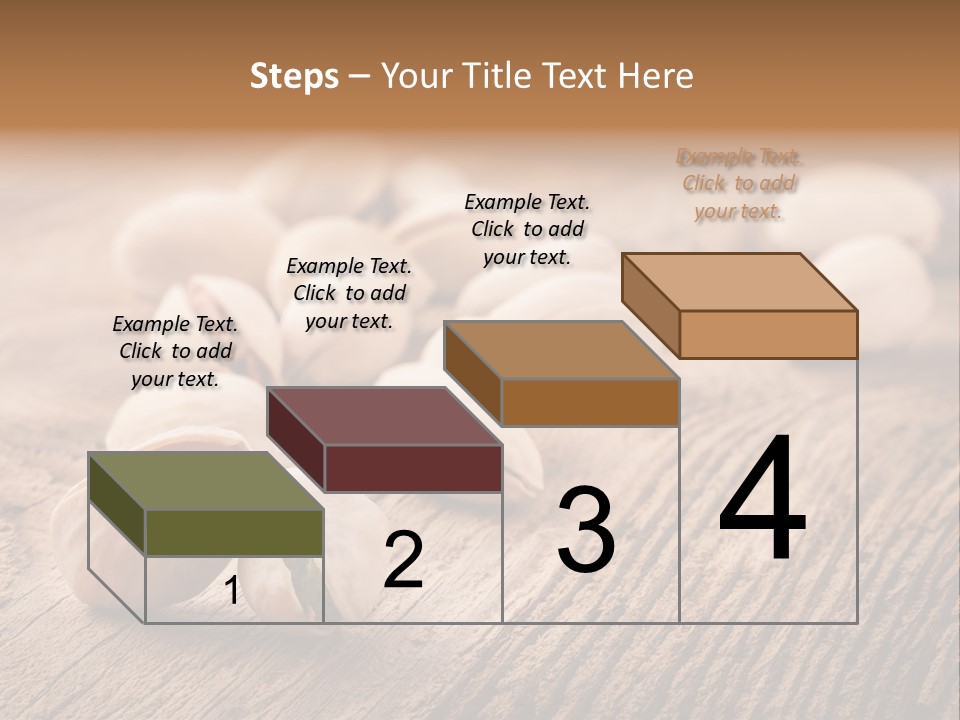 Hardwood Nutty Drawer PowerPoint Template
