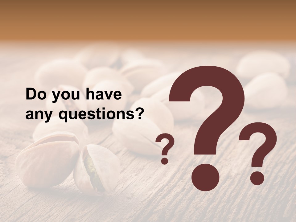 Hardwood Nutty Drawer PowerPoint Template