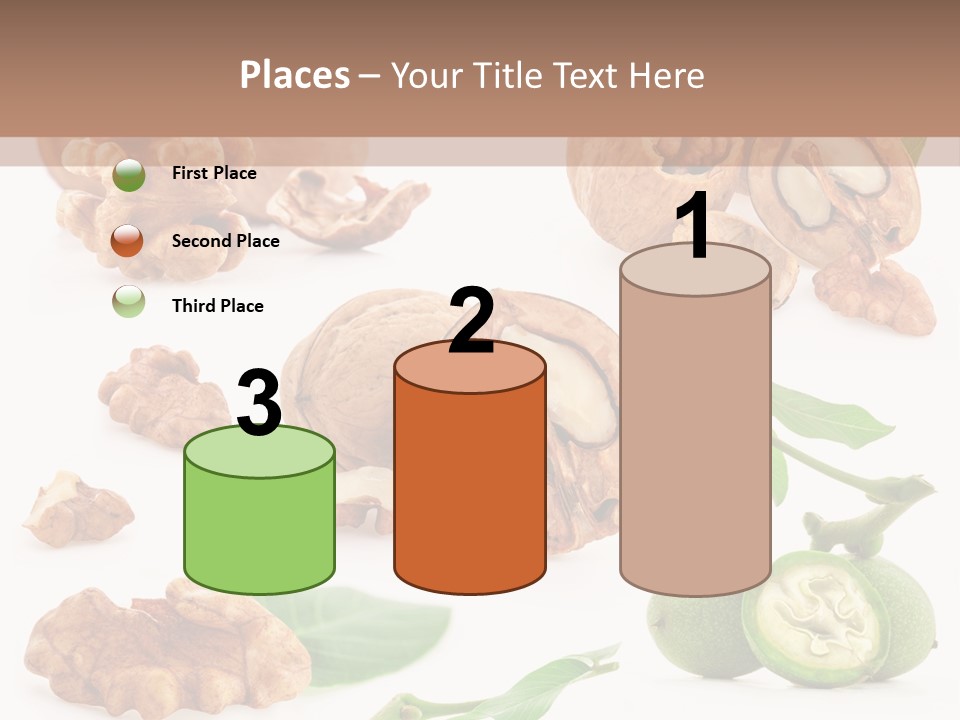 Nutty Healthy Leaf PowerPoint Template