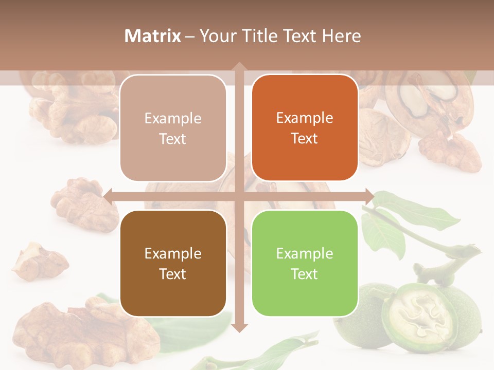 Nutty Healthy Leaf PowerPoint Template