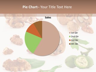 Nutty Healthy Leaf PowerPoint Template