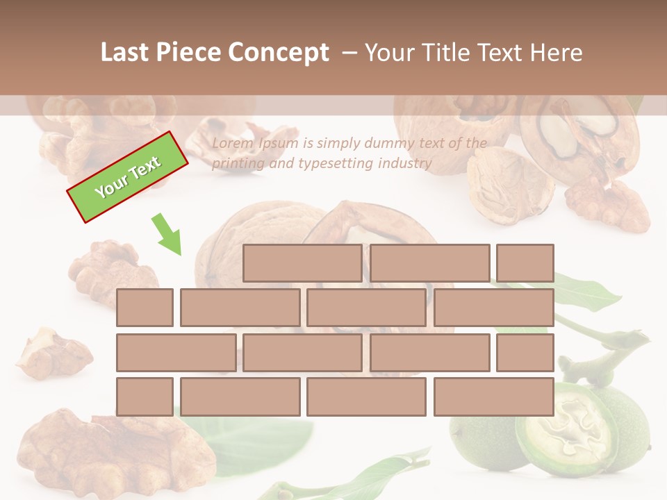 Nutty Healthy Leaf PowerPoint Template