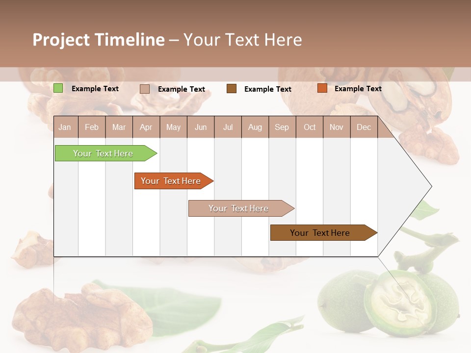 Nutty Healthy Leaf PowerPoint Template