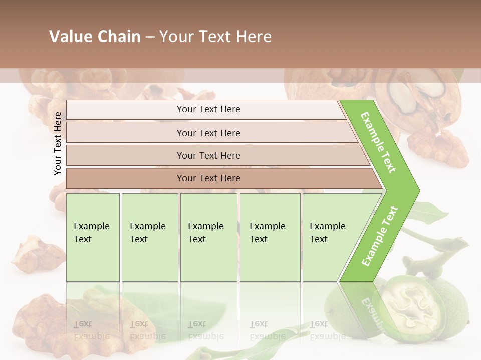 Nutty Healthy Leaf PowerPoint Template