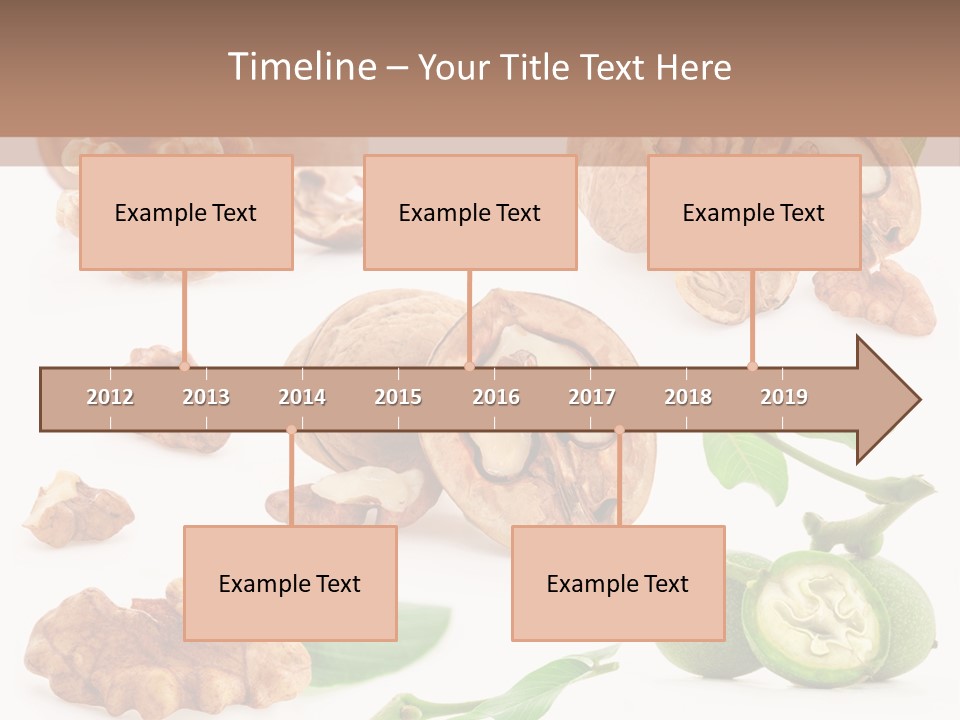 Nutty Healthy Leaf PowerPoint Template