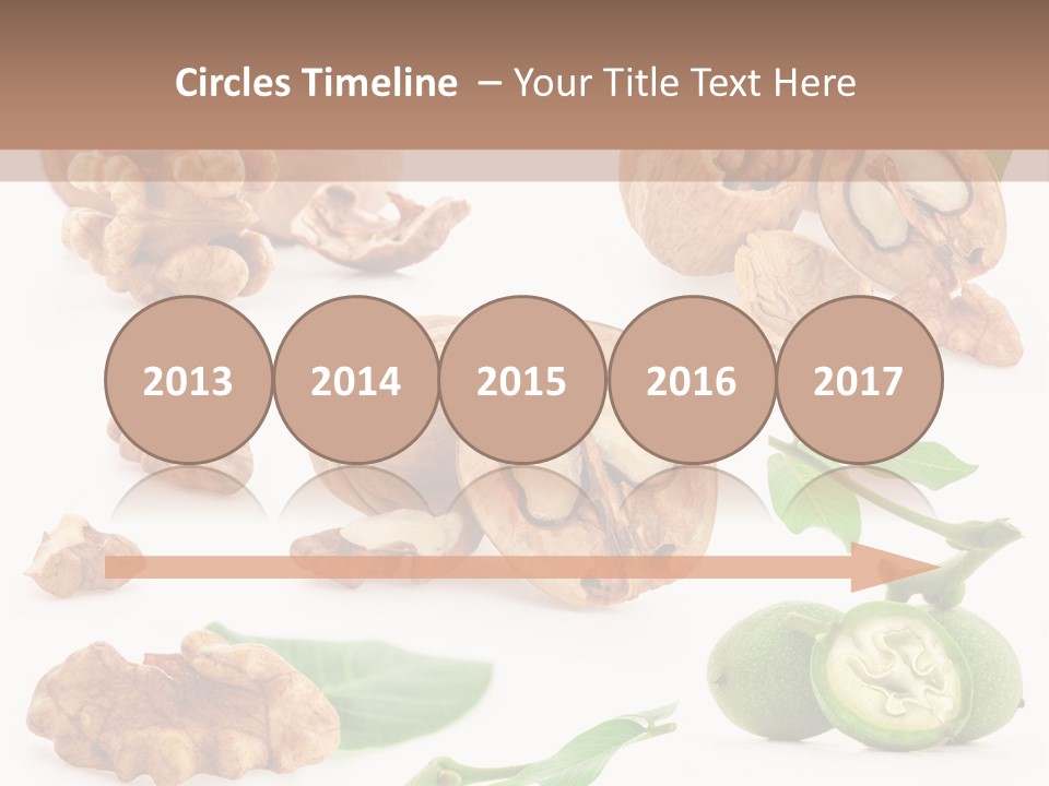 Nutty Healthy Leaf PowerPoint Template