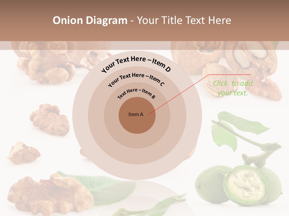 Nutty Healthy Leaf PowerPoint Template