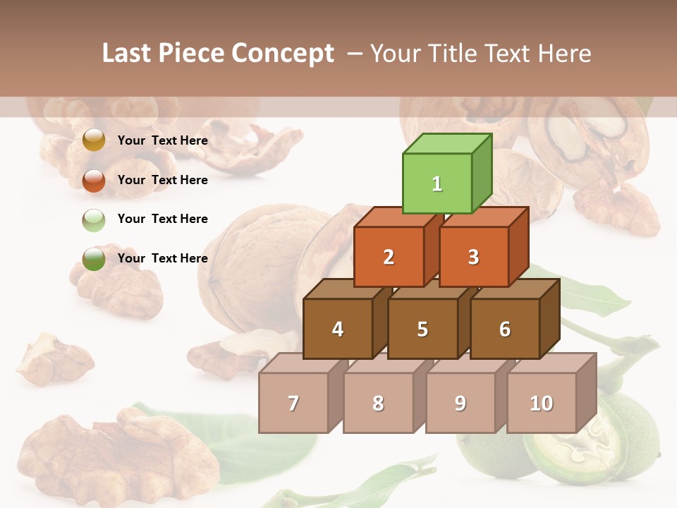 Nutty Healthy Leaf PowerPoint Template