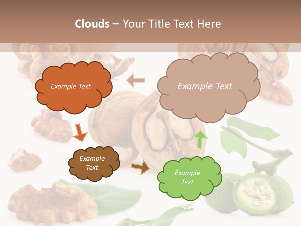Nutty Healthy Leaf PowerPoint Template