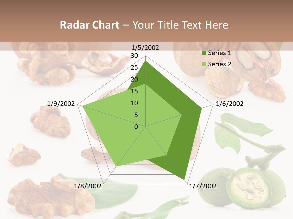 Nutty Healthy Leaf PowerPoint Template