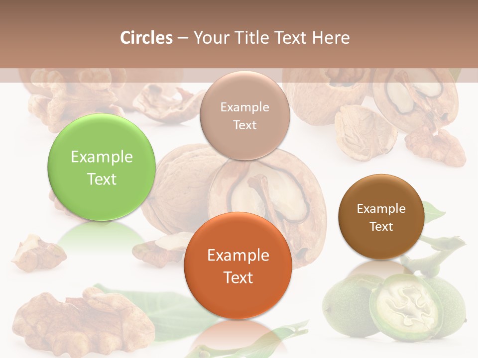 Nutty Healthy Leaf PowerPoint Template