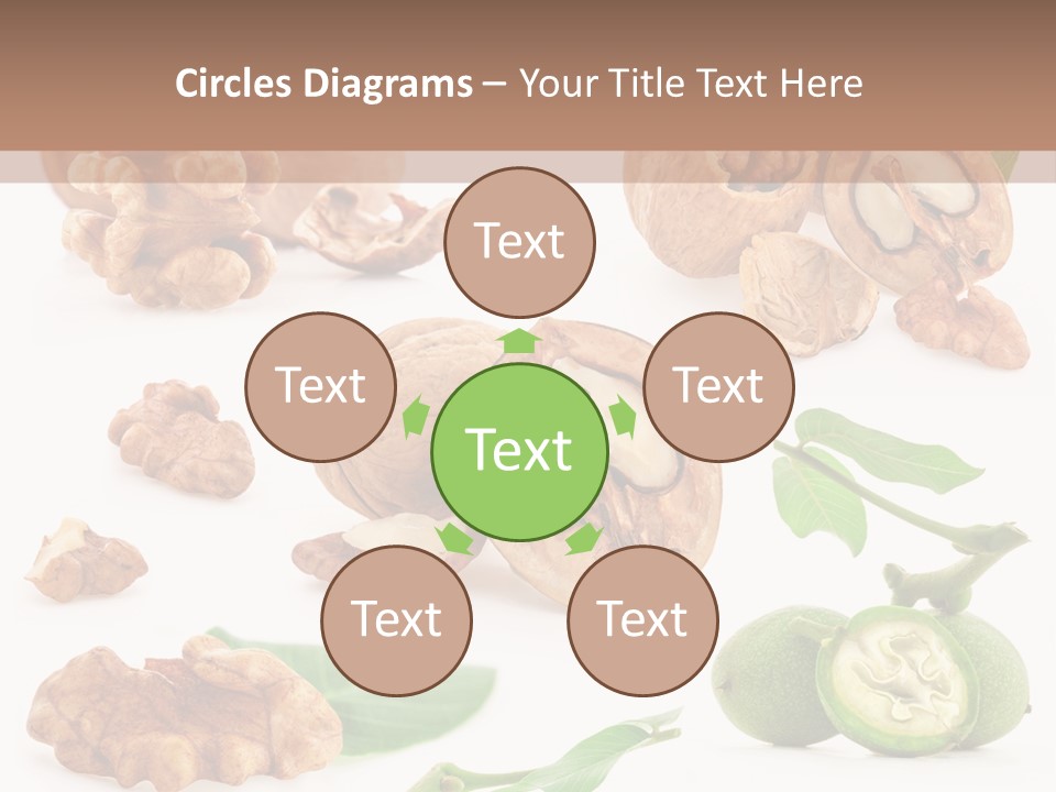 Nutty Healthy Leaf PowerPoint Template