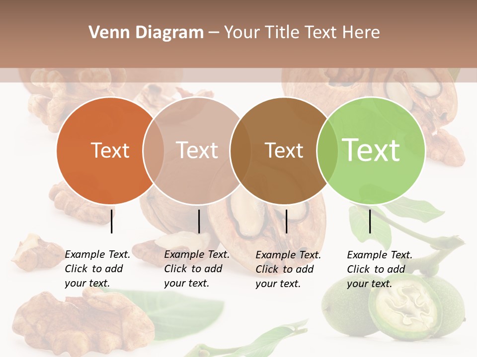 Nutty Healthy Leaf PowerPoint Template