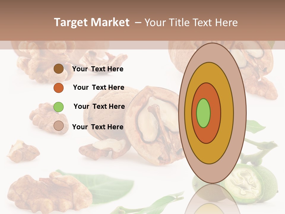 Nutty Healthy Leaf PowerPoint Template