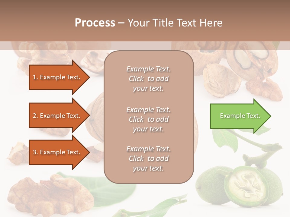 Nutty Healthy Leaf PowerPoint Template