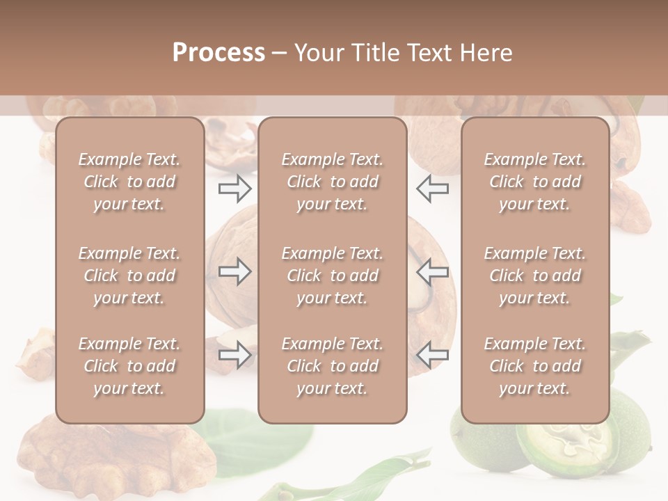 Nutty Healthy Leaf PowerPoint Template