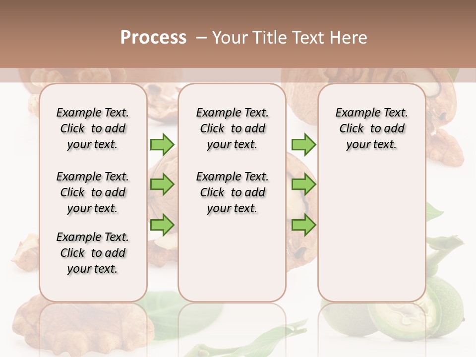 Nutty Healthy Leaf PowerPoint Template