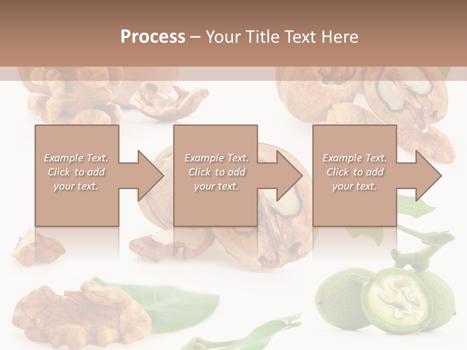 Nutty Healthy Leaf PowerPoint Template