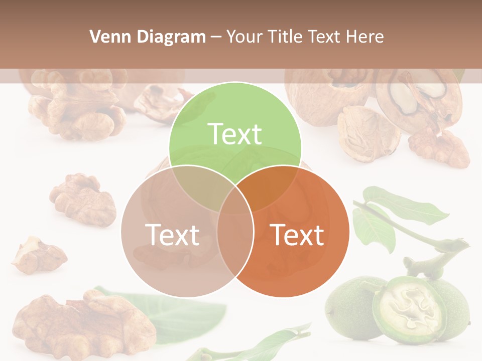 Nutty Healthy Leaf PowerPoint Template