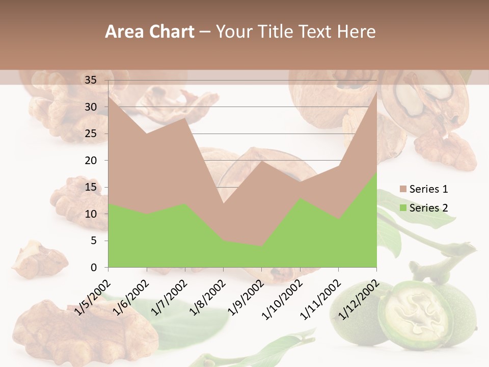 Nutty Healthy Leaf PowerPoint Template