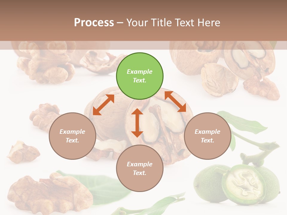Nutty Healthy Leaf PowerPoint Template