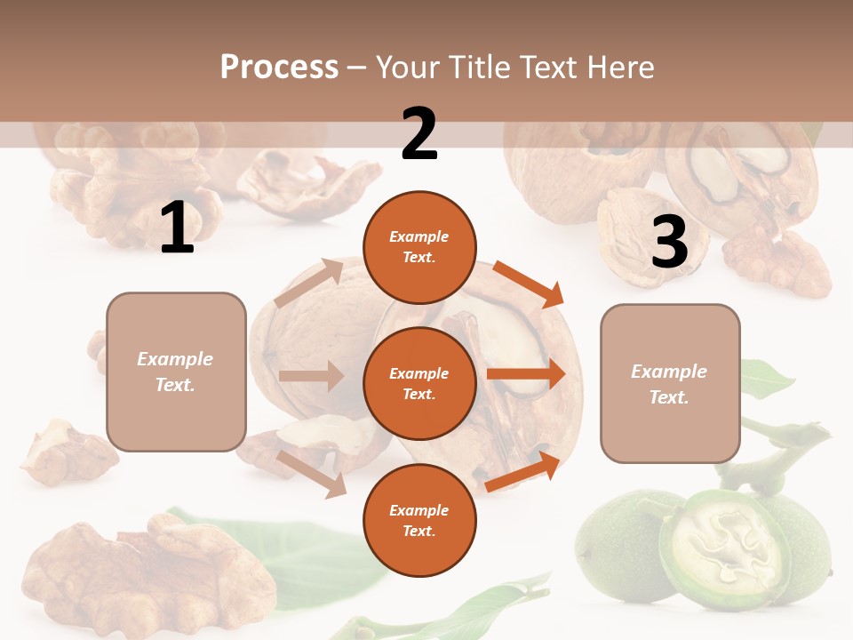Nutty Healthy Leaf PowerPoint Template