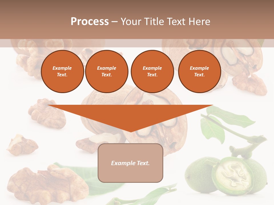 Nutty Healthy Leaf PowerPoint Template