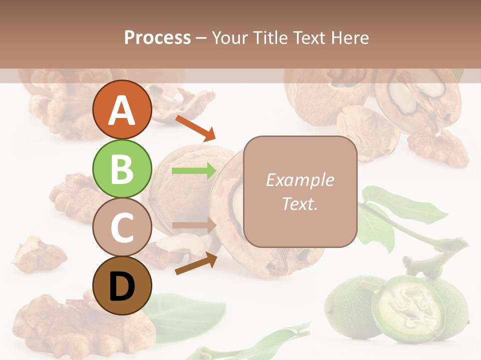 Nutty Healthy Leaf PowerPoint Template