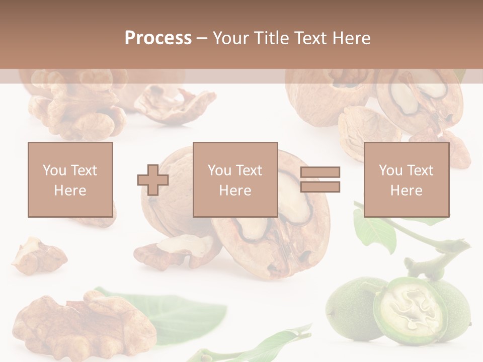 Nutty Healthy Leaf PowerPoint Template
